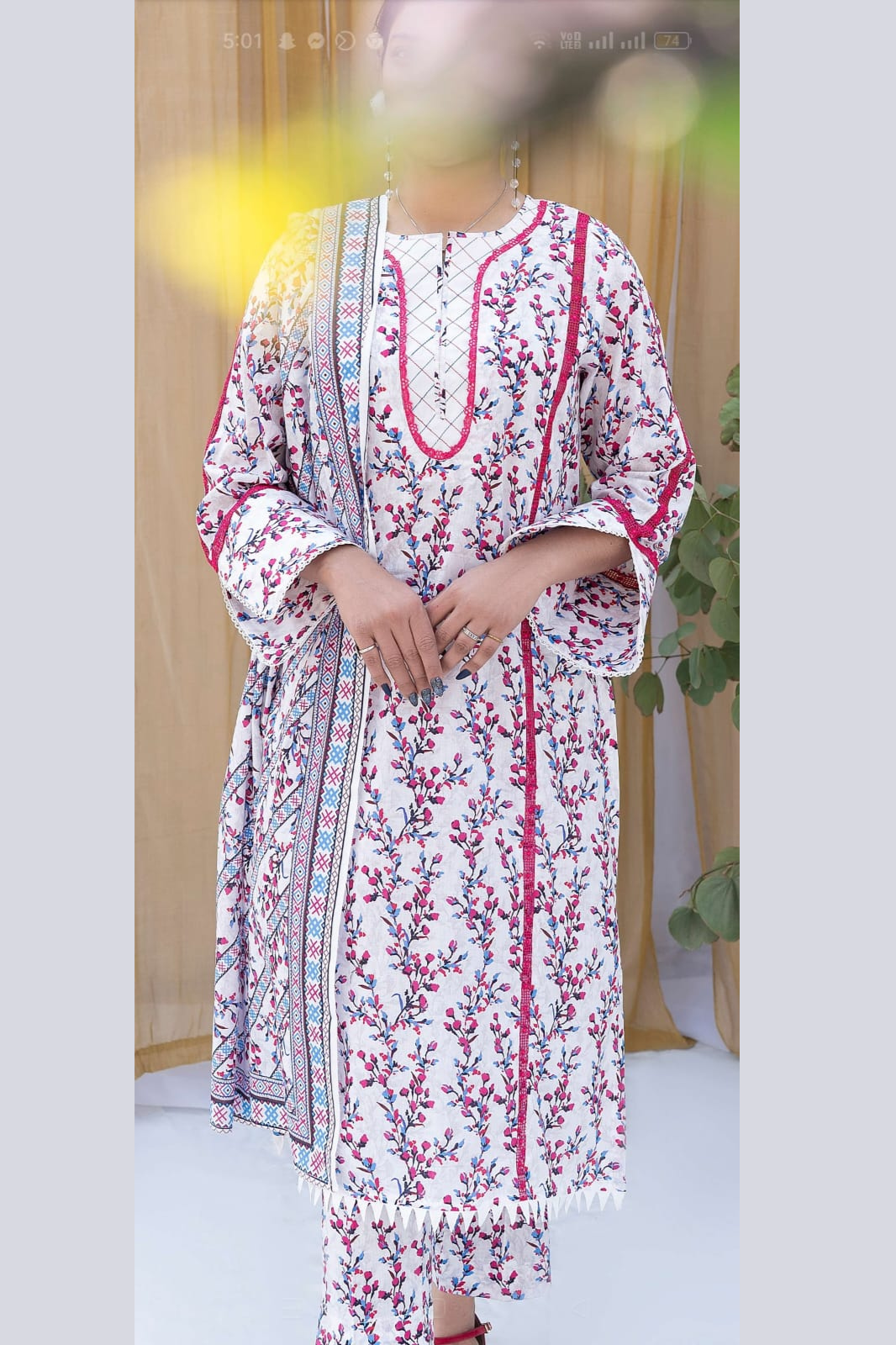 PRESENTING NOOR E CHASHAM BY SAPHONA Stylelibas.com