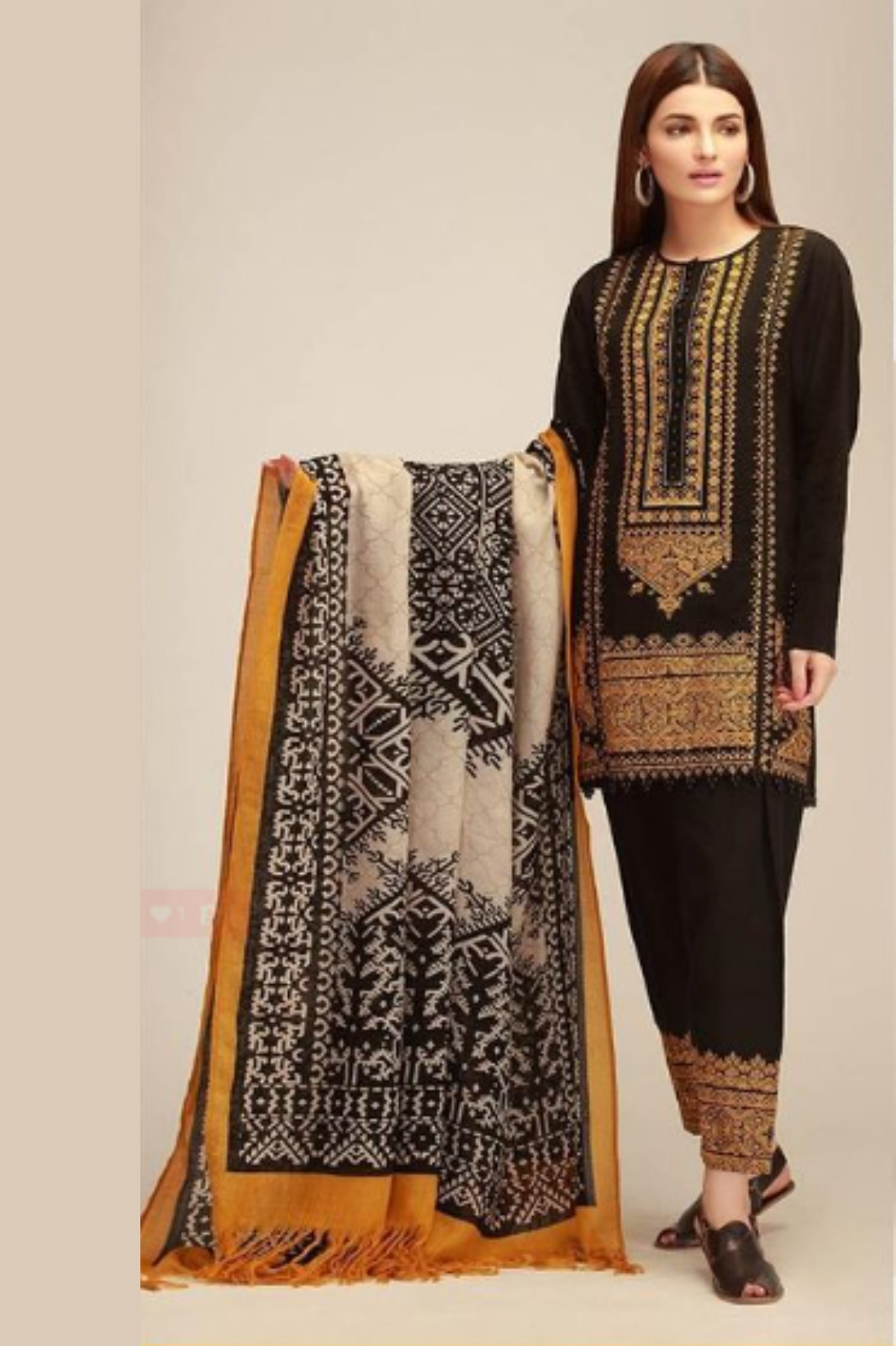 Khaadi 03PC unstiched Emb Collection