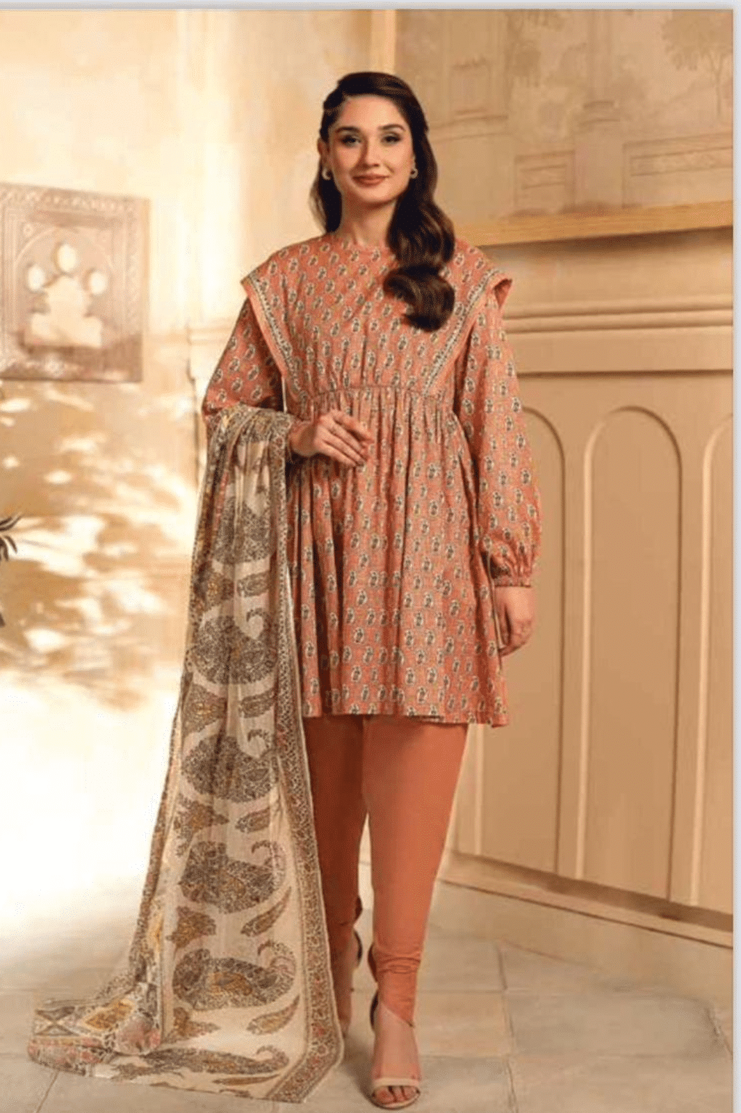 Nishat !Brand original Unstitched Summer Suit