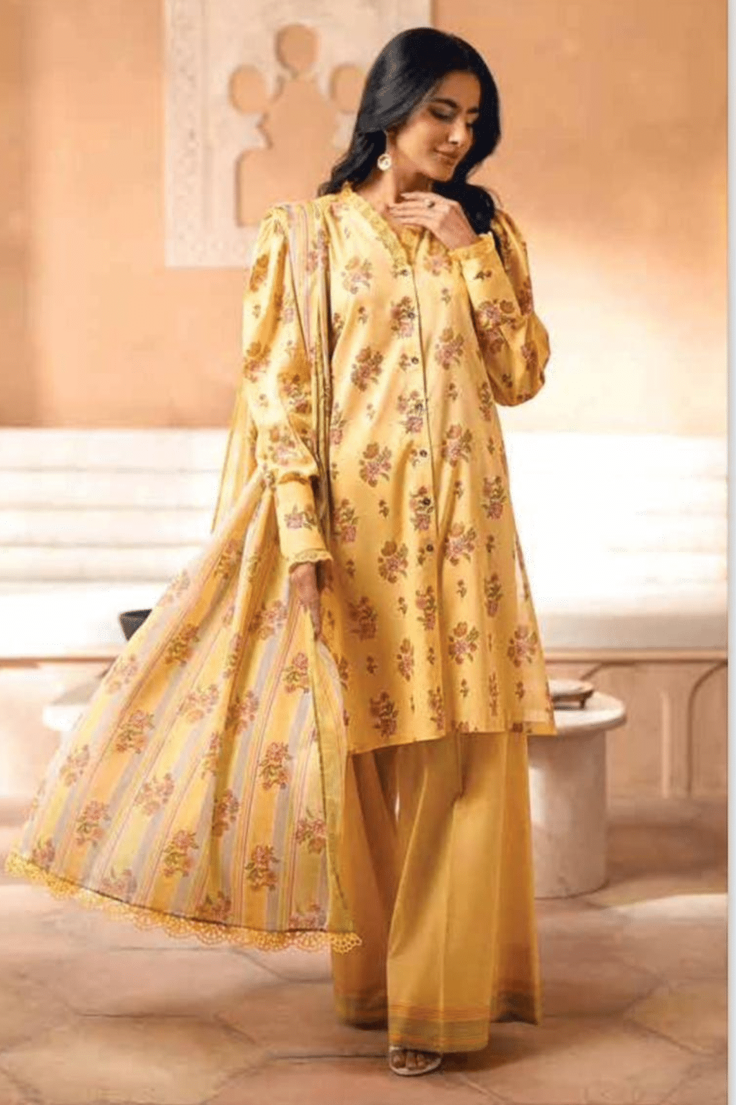 Nishat !Brand original Unstitched Summer Suit