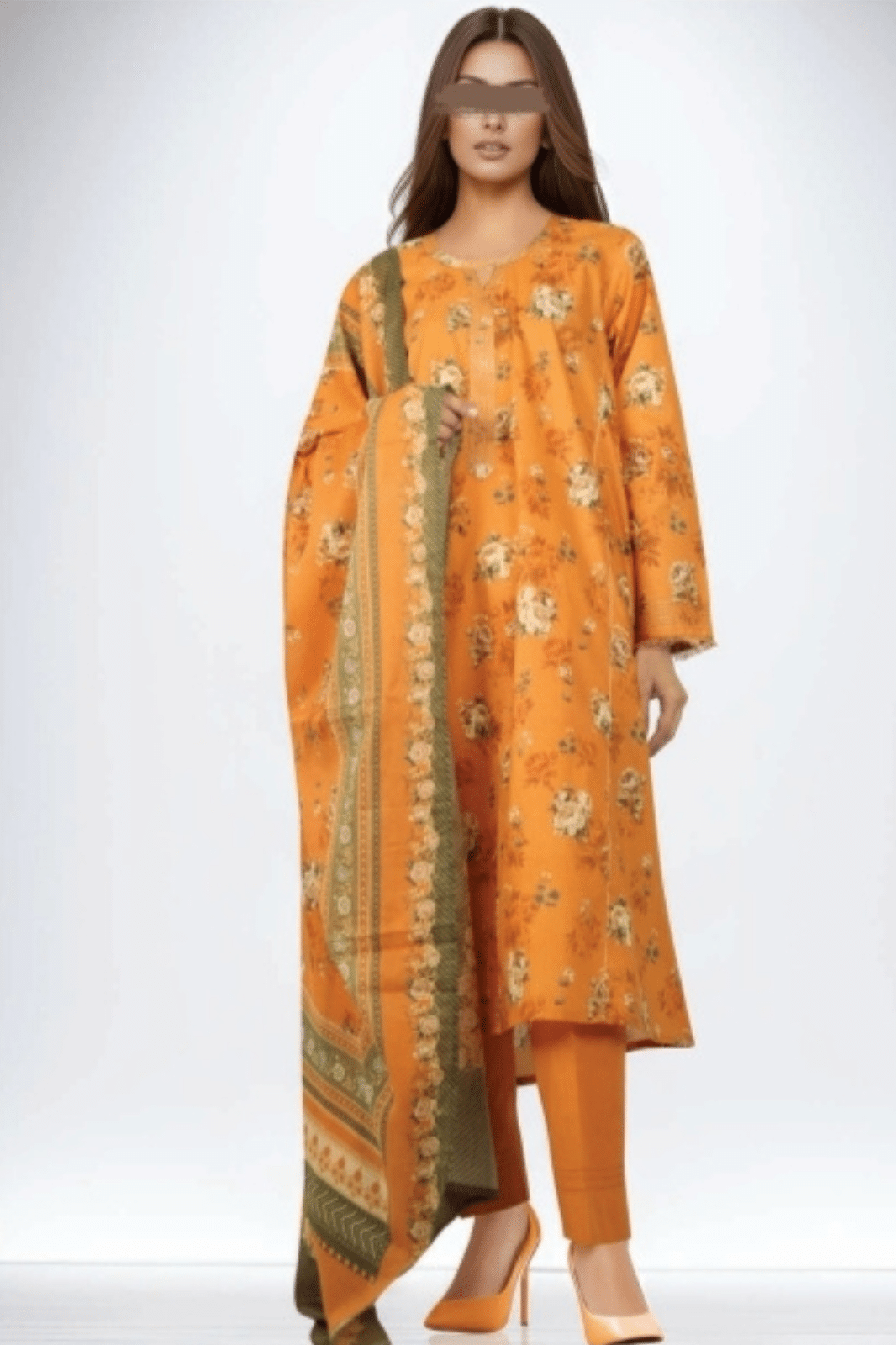 SAYA Presenting The Most Populer Brand Of Pakistan Printed Lawn - 3Piece