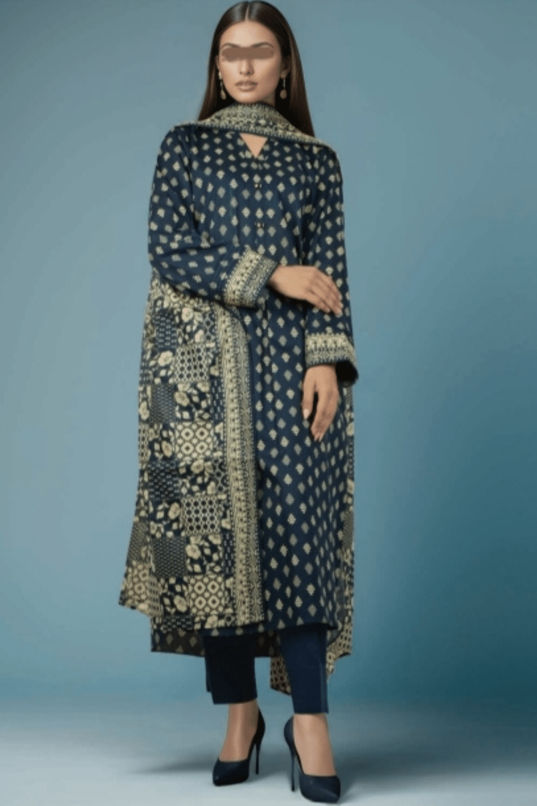 SAYA Presenting The Most Populer Brand Of Pakistan Printed Lawn - 3Piece