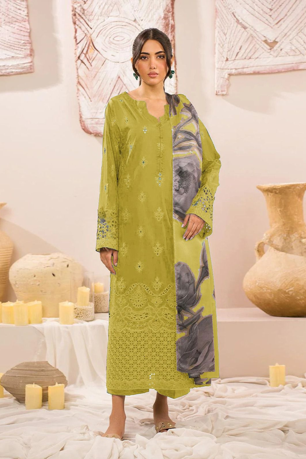 Iznik Brand chiken kari unstitch collection