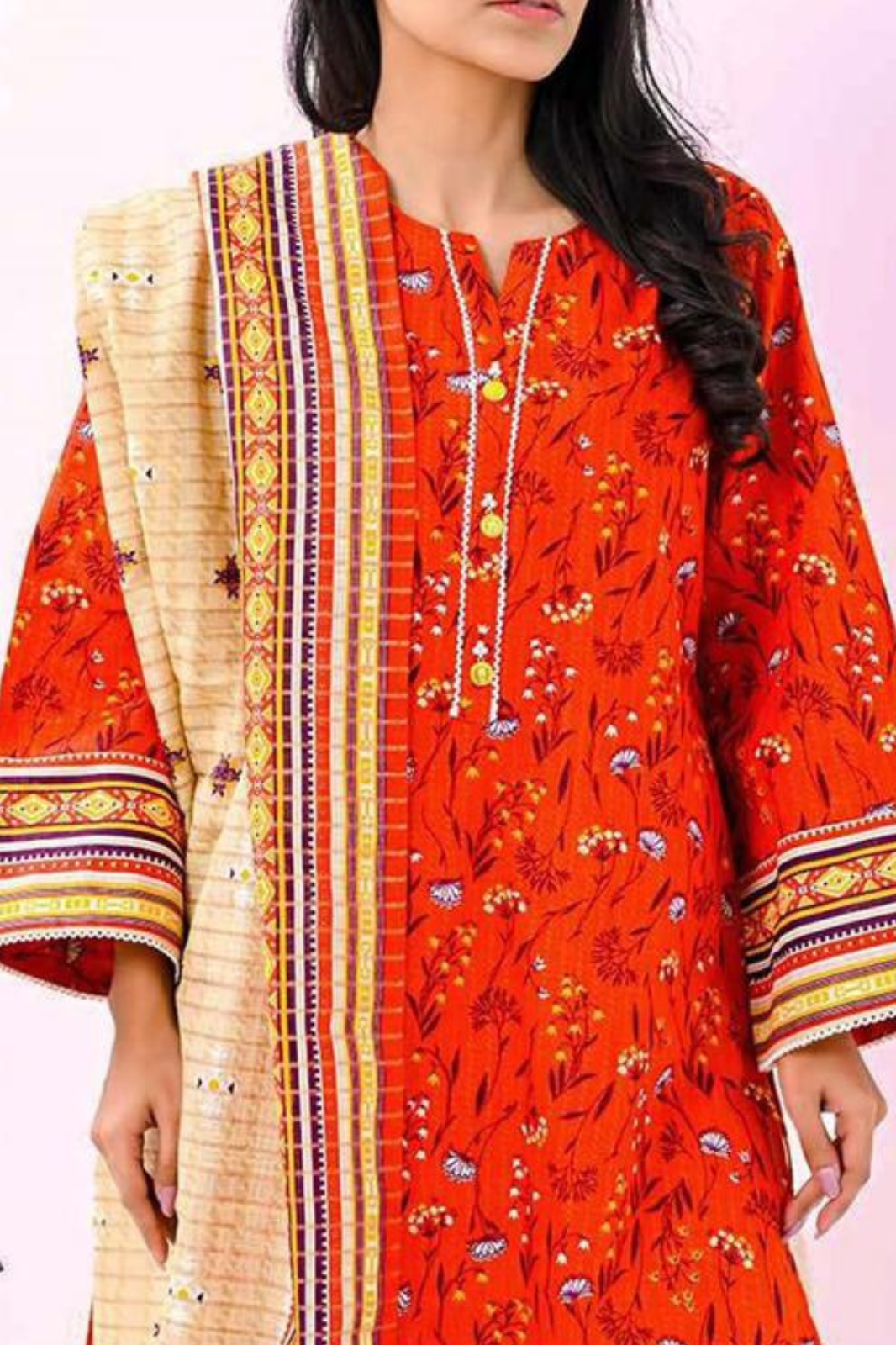 Brand : MEHAK_ Premium Qaulity Khaddar-3 Piece Printed.