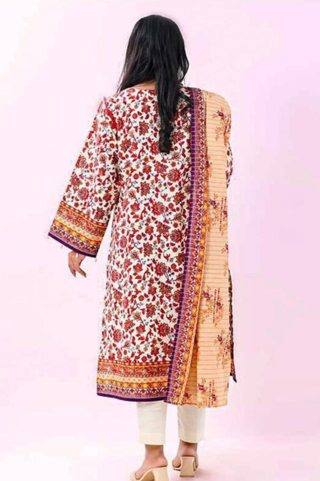 Brand : MEHAK_ Premium Qaulity Khaddar-3 Piece Printed.