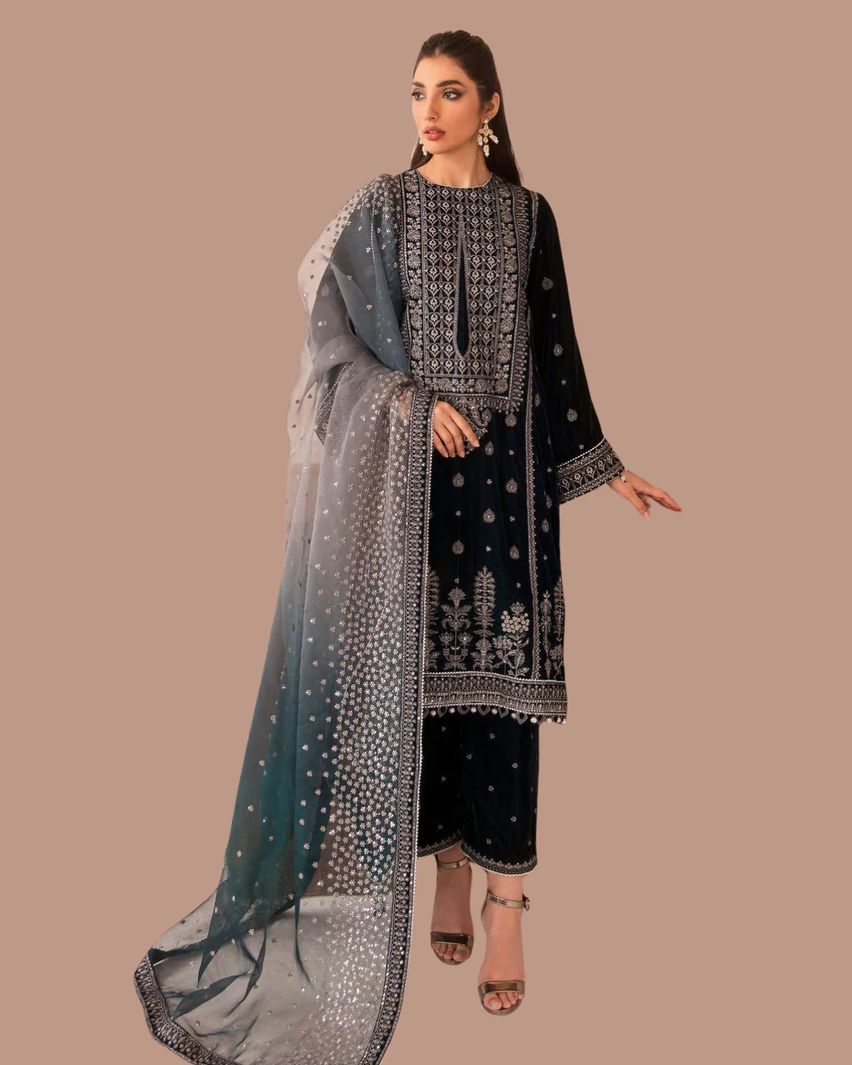 Jazmin Velvet unstitched Collection