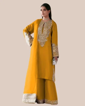 3 Piece – Jazmin Shisha Silk Suit Embroidery Collection