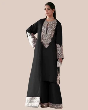 3 Piece – Jazmin Shisha Silk Suit Embroidery Collection