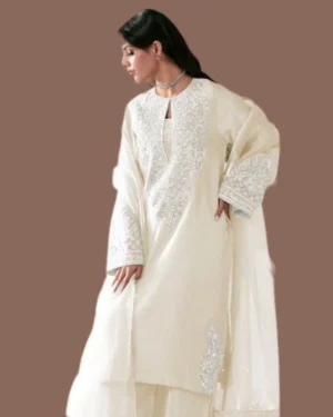 3 Piece – Jazmin Shisha Silk Suit Embroidery Collection