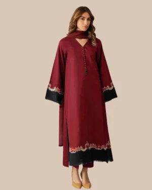 3 Piece – Qaswa Premium Dhanak Suit