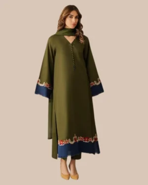 3 Piece – Qaswa Premium Dhanak Suit
