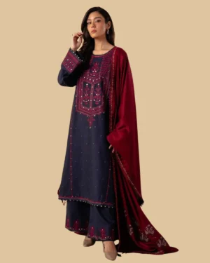 3-Piece Coco Embroidered Suit