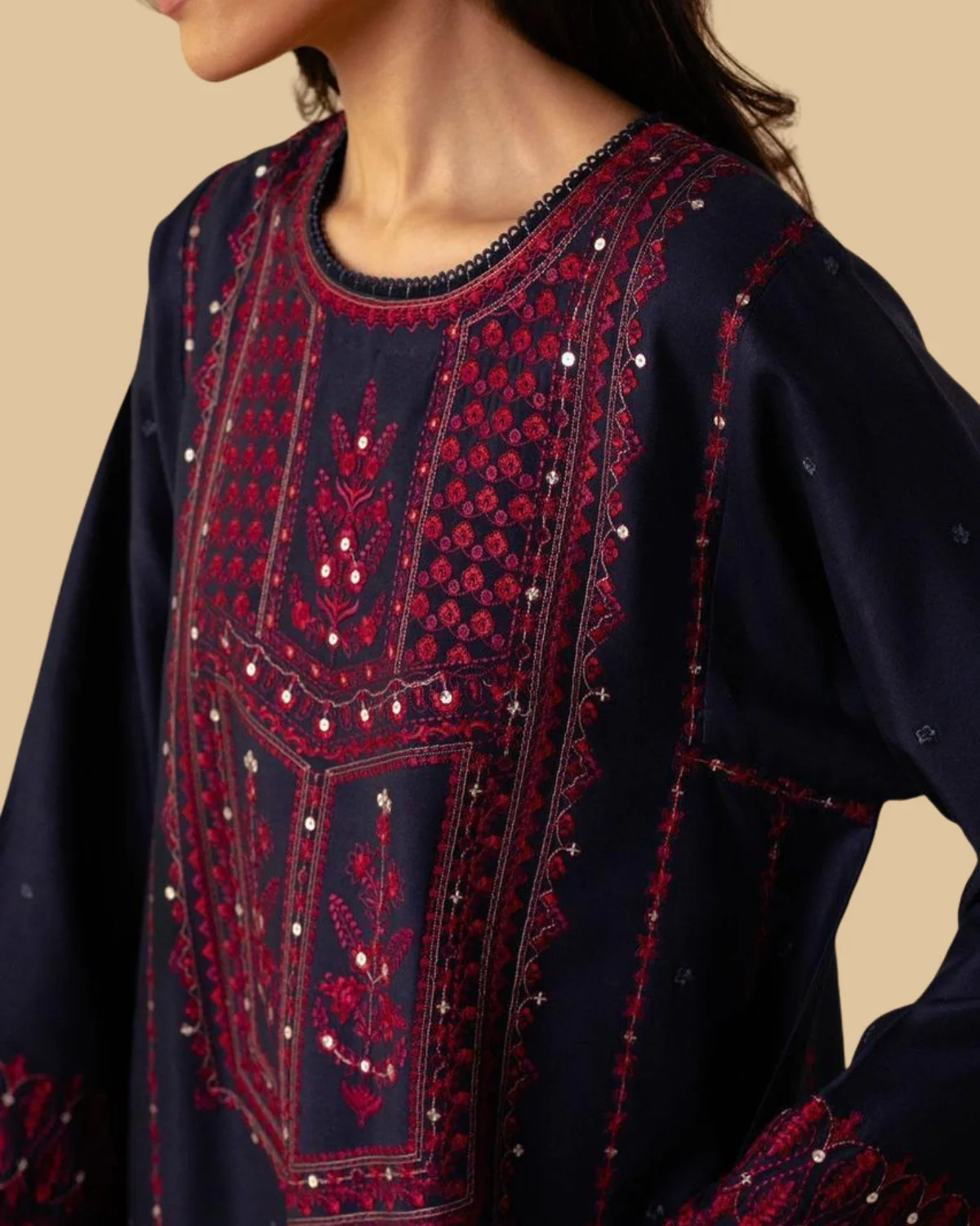 3-Piece Coco Embroidered Suit