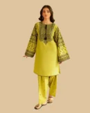 2-Piece Batik Embroidered Suit