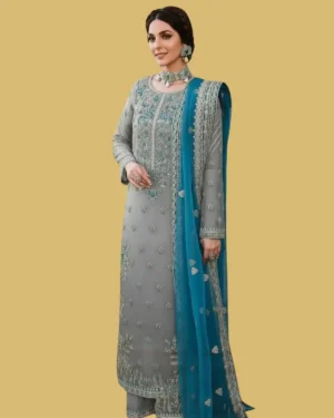 3 Piece – Akbar Aslam Organza Suit