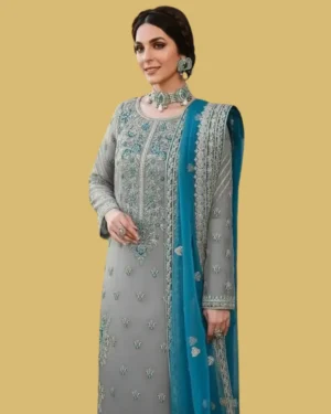 3 Piece – Akbar Aslam Organza Suit