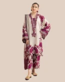 3Piece Lawn Adan Libas Printed Suit
