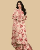 3Piece Lawn Aneela’s Embroidered Suit