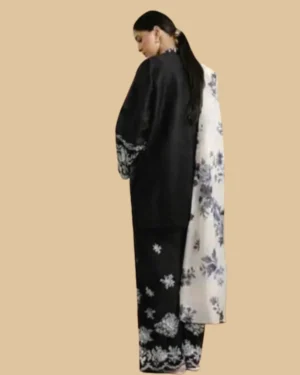 3Piece Lawn Zara Shahjahan Embroidered Suit