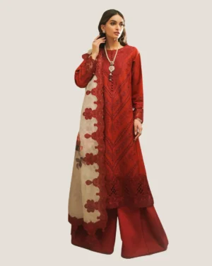 Brand Name : Zarqash  Design Code : 171 Fabric Details : Embroidered Chikankari