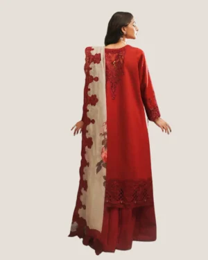 Brand Name : Zarqash  Design Code : 171 Fabric Details : Embroidered Chikankari