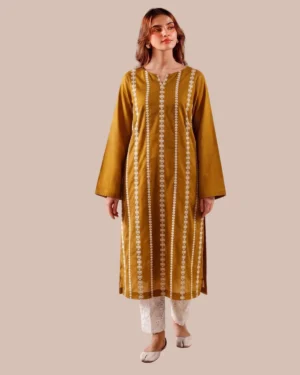 Lawn-Unstitched 2Pieces Embroidered Suits