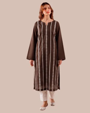 Lawn-Unstitched 2Pieces Embroidered Suits