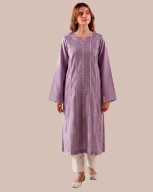 Lawn-Unstitched 2Pieces Embroidered Suits
